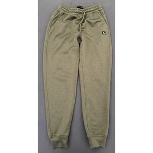 Burton Jogger Sweat Pants Womens Size Small Green Pull On Drawstring Outdoors